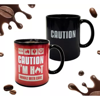 Mad Monkey Caution I am Hot Caneca que muda de cor 2000152