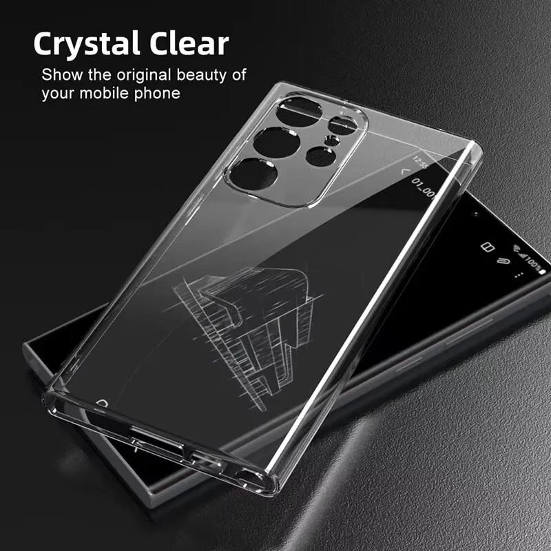 Cyoo Capa Crystal Clear para Samsung Galaxy S25 Ultra CY123983