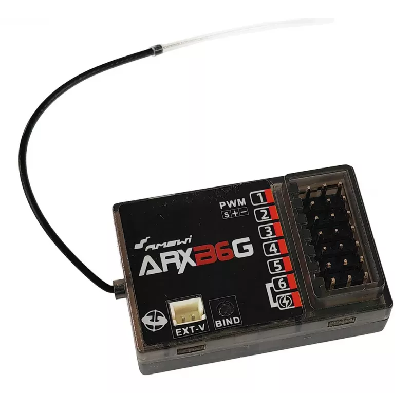 Amewi ARXB6G Recetor de 6 canais com giroscópio (28390)