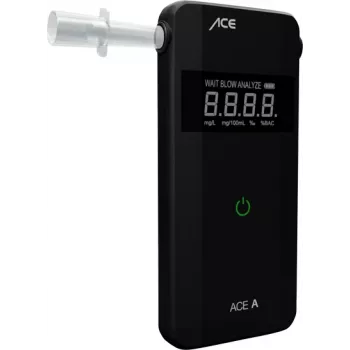 ACE OF SWEDEN ACE A Alcoolímetro preto 0,00 a 4,00 ‰ alarme, ecrã, função de contagem decrescente 107059