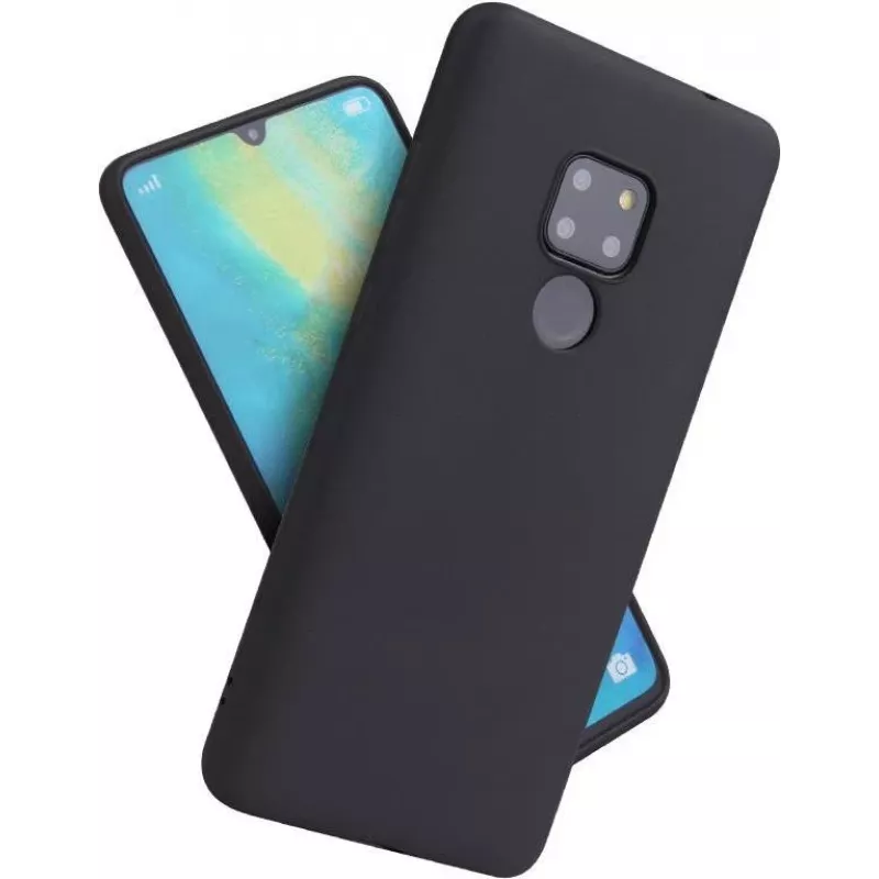 CYOO Capa de silicone líquido premium para Huawei Mate 20 - preto