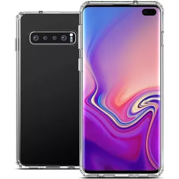 CYOO Capa de silicone transparente ultra fina para Samsung Galaxy S10 (SM-G973F)