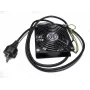 IT-BUDGET Silence Conjunto completo ventoinha silenciosa para armário IT - 98,5 m³/h de fluxo de ar - 1 x ventoinha SILENT 230 V, cablada com grelhas de proteção, material de montagem (90ITBLUESET1S)