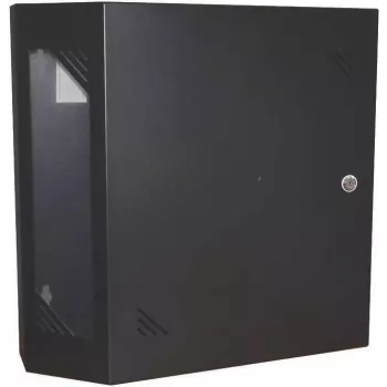 IT-BUDGET Armário de rede de parede 19 polegadas - Montagem vertical 19 polegadas que poupa espaço - 3U+2U - Preto (90ITBV19WS3S)