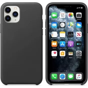 CYOO Capa rígida com aspeto Alcantara para iPhone 11 Pro - Preto CY121183