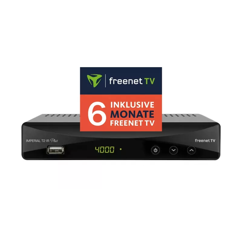 Imperial DVB-T2 Recetor de sintonizador único com H.265 HEVC, gravação USB-PVR e leitor de cartão inteligente 7756006