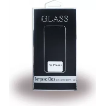 CYOO Premium Película de proteção de ecrã em vidro temperado 5D para Apple iPhone X - Preto