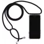 CYOO Necklace Case+ corrente para telemóvel para Samsung Galaxy S10e – Silicone preto com cordão (CY121018)