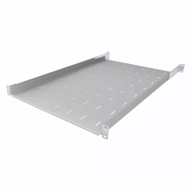 IT-BUDGET Prateleira fixa para rack 19 polegadas Cinzento claro 750 mm de profundidade 40 kg 90ITB19FB750G