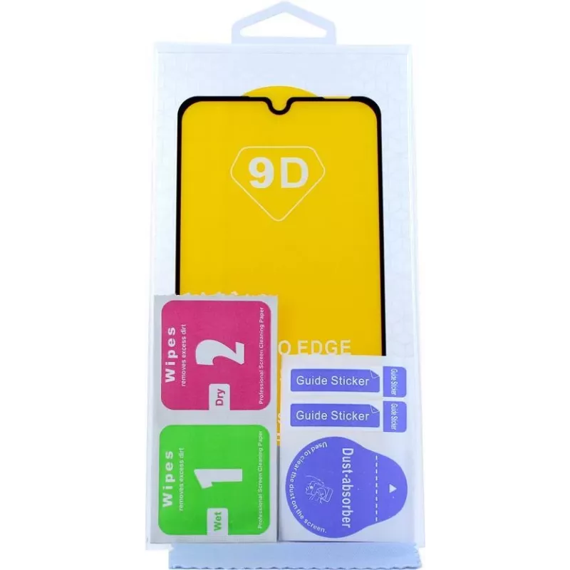 CYOO CY120707 Película de proteção de ecrã em vidro temperado 9D para Huawei P30 – Preto