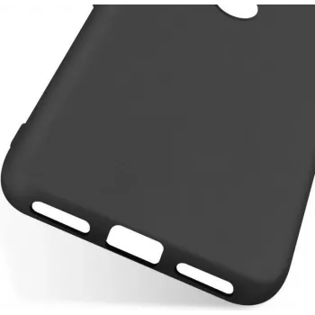 Capa rígida em silicone líquido premium CYOO para Huawei P20 Lite – preto