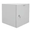 Armário de parede de 19 polegadas para rede IT-BUDGET Easy, porta em aço, 15U, 600x600 mm, cinzento-claro 90RR19CWV1566MG