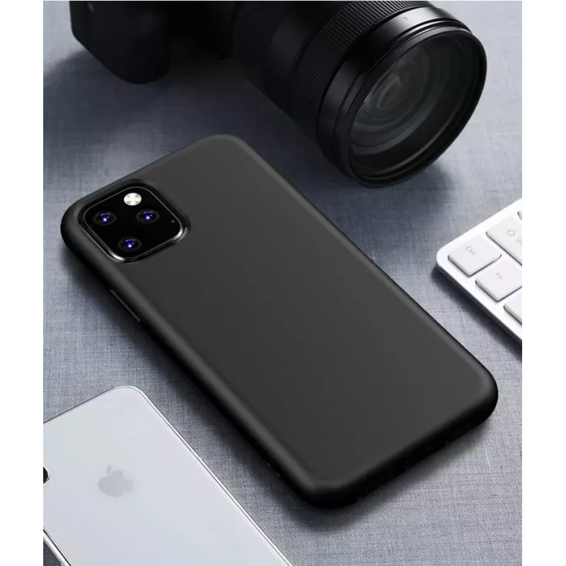 Capa rígida BioCase CYOO para iPhone 11 Pro Max preta biodegradável CY121589