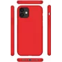 Capa em silicone líquido premium CYOO para iPhone 12 Pro Max 6,7 polegadas – vermelho (CY121880)