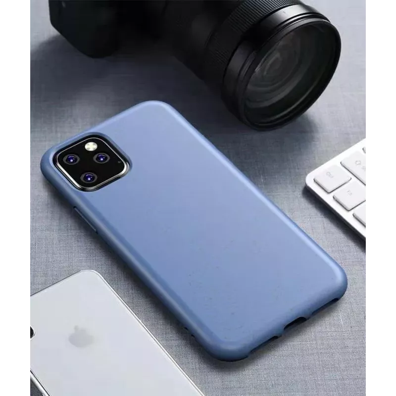 Capa rígida biodegradável BioCase CYOO para iPhone 12 mini 5,4 polegadas – azul CY121888