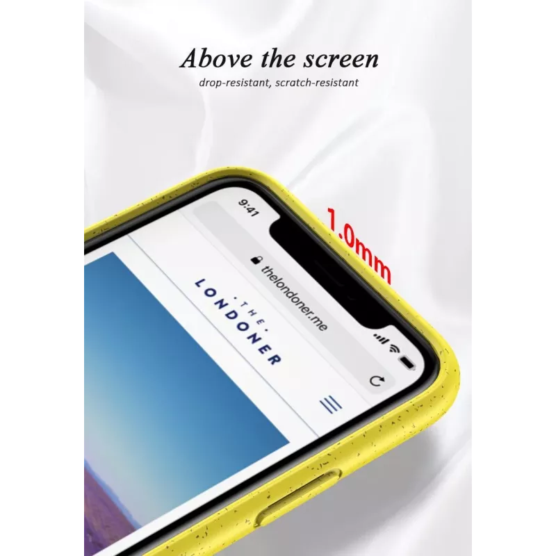 Capa rígida BioCase CYOO para iPhone 11 - turquesa - biodegradável CY121586