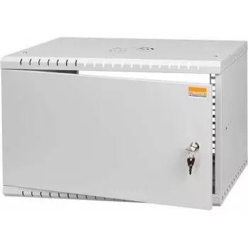 IT-BUDGET Caixa de Parede 19 polegadas TAUNUS 6U 450mm de Profundidade Cinzento Claro 90ITB19645MG