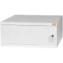IT-BUDGET Caixa de Parede 19 polegadas TAUNUS 4U 350mm de Profundidade Porta Maciça Cinzento Claro 90ITB19435MG