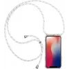 CYOO Capa com Cordão e Alça para iPhone 12/12 Pro 6,1 polegadas – Silicone Branco CY122106