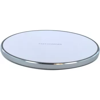 CYOO Base de Carregamento Básica para Carregamento Sem Fios, Padrão Qi, Indutivo, Branco CY122097