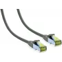 IT-BUDGET Cabo de Patch Cat.6A S/FTP, Cobre de Fio Maciço, 2m, Cinzento, 10Gbit, PoE+, LSZH 90ITB6A7PK2G