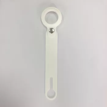 CYOO Capa de Silicone para Apple AirTag com Porta-Chaves - Branco (CY122409)