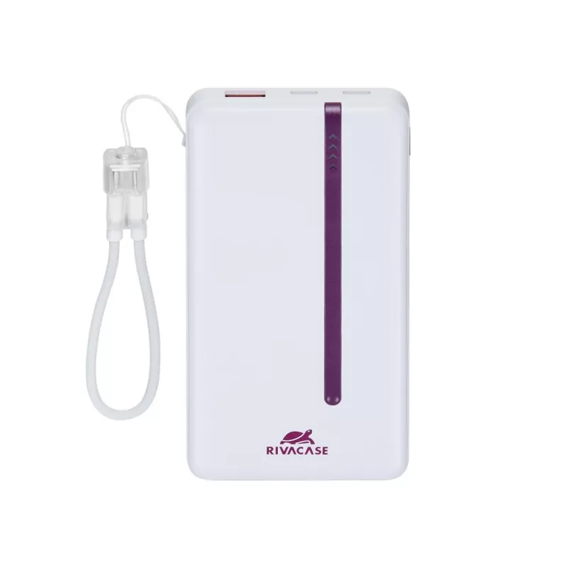 Rivacase VA2311 10000 mAh 22,5 W Powerbank branco