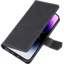 CYOO Capa Premium BookCase Wallet para iPhone 14 Pro, preto CY122793
