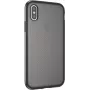 CYOO Dot Back Capa de silicone para Apple iPhone XS Max - Transparente/Preto