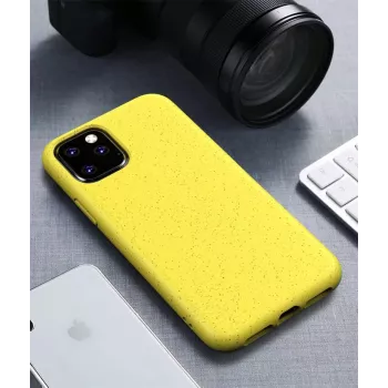 CYOO BioCase iPhone 11 Pro Max amarelo capa rígida biodegradável CY121592