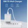 CYOO PD01 Carregador de parede USB-C Power Delivery 20W - branco CY121761