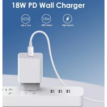 CYOO PD01 Carregador de parede USB-C Power Delivery 20W - branco CY121761