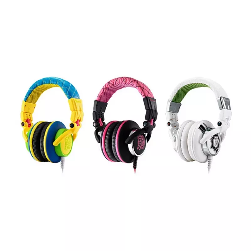 Thermaltake Tt eSPORTS Dracco White headset gaming circumaural com drivers de 50mm, duplo 3,5mm, controlo em linha