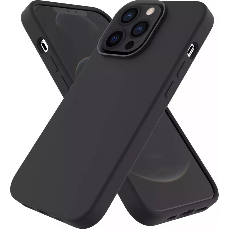 CYOO Capa de silicone líquido premium para Apple iPhone 14 Plus – preto CY122779