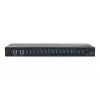 EXSYS EX-11236HMS Hub industrial USB 3.2 Gen 1 de 16 portas com proteção 15KV ESD, montagem em parede e calha DIN