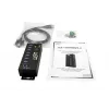 EXSYS Hub industrial USB 3.2 Gen1 de 7 portas com kit para calha DIN e proteção ESD de 15kV (EX-1187HMVS-2)