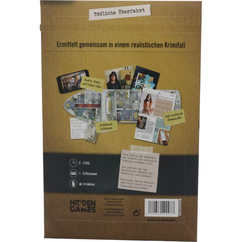 Hidden Games HGAK09TU Jogo de cartas de detetive Acidente Fatal com Fuga do Condutor 4260686490977