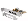 EXSYS EX-16500E-2 Placa FireWire 1394a PCIe, 3+1 portas, chipset TI