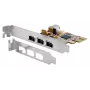 EXSYS EX-16500E-2 Placa FireWire 1394a PCIe, 3+1 portas, chipset TI
