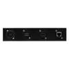 EXSYS Painel de rack 19 polegadas 1U com 8 aberturas tipo D (XLR), preto EX-49297