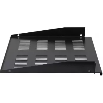Rockstable RS19-FH18 Fundo fixo 19 polegadas 1U 400mm de profundidade 25kg de carga preto