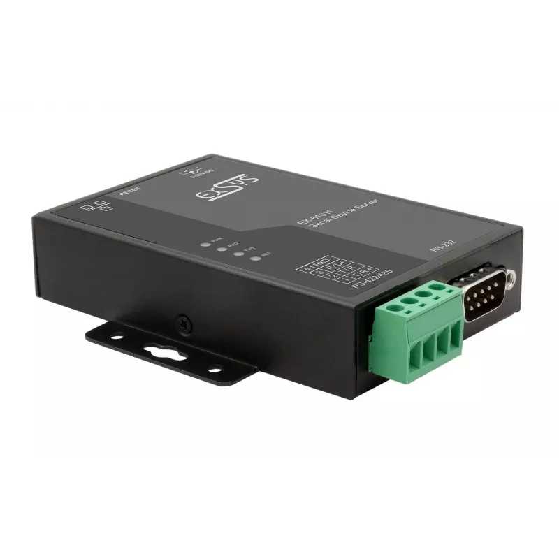 EXSYS EX-61011 Servidor de dispositivos série RS-232/422/485 para Ethernet