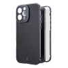 Black Rock Cover 360° Glass capa para Apple iPhone 16 Pro Max, carbono verdadeiro (00228101)