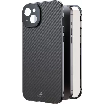 Black Rock Cover 360° Glass capa para Apple iPhone 16 Plus, carbono verdadeiro (00228105)