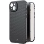 Black Rock Cover 360° Glass capa para Apple iPhone 16 Plus, carbono verdadeiro (00228105)