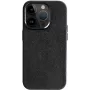 Capa CYOO Alcantara para Apple iPhone 15 Plus, preta CY123273
