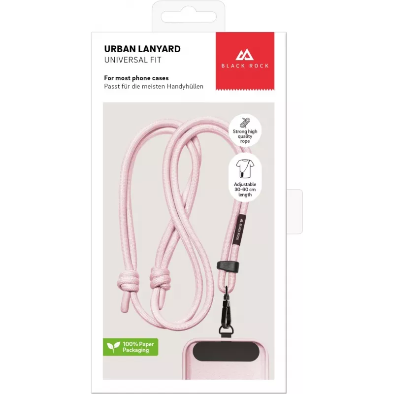 Black Rock cordão para smartphone com porta-cartões - preto 00221559