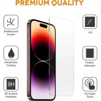Película protetora de ecrã Cyoo Pro para iPhone 15 Pro (CY123298)