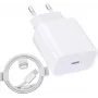 Carregador de parede USB-C CYOO 20W com cabo USB-C para Lightning (CY123221)