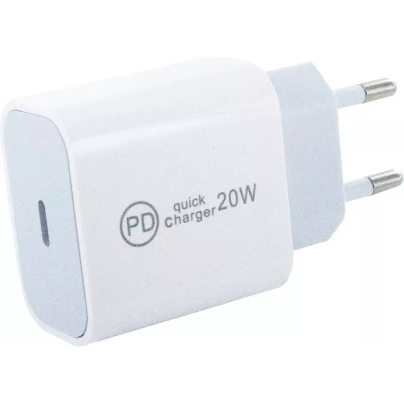 Carregador de parede USB-C CYOO 20W com cabo USB-C para Lightning (CY123221)